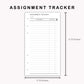 Personal Inserts - Assignment Tracker