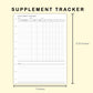 Classic HP Inserts - Supplement Tracker