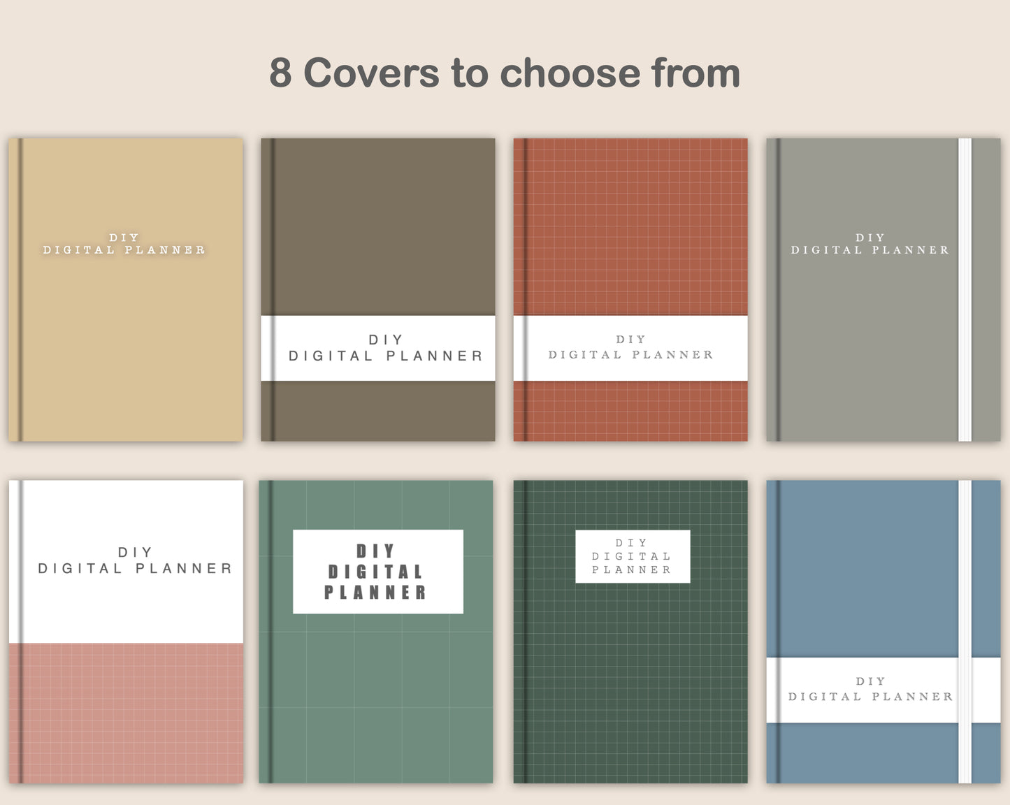 DIY Digital Planner - Portrait - Muted