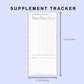 Skinny Classic HP Inserts - Supplement Tracker