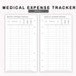 Personal Inserts - Medical Expense Tracker