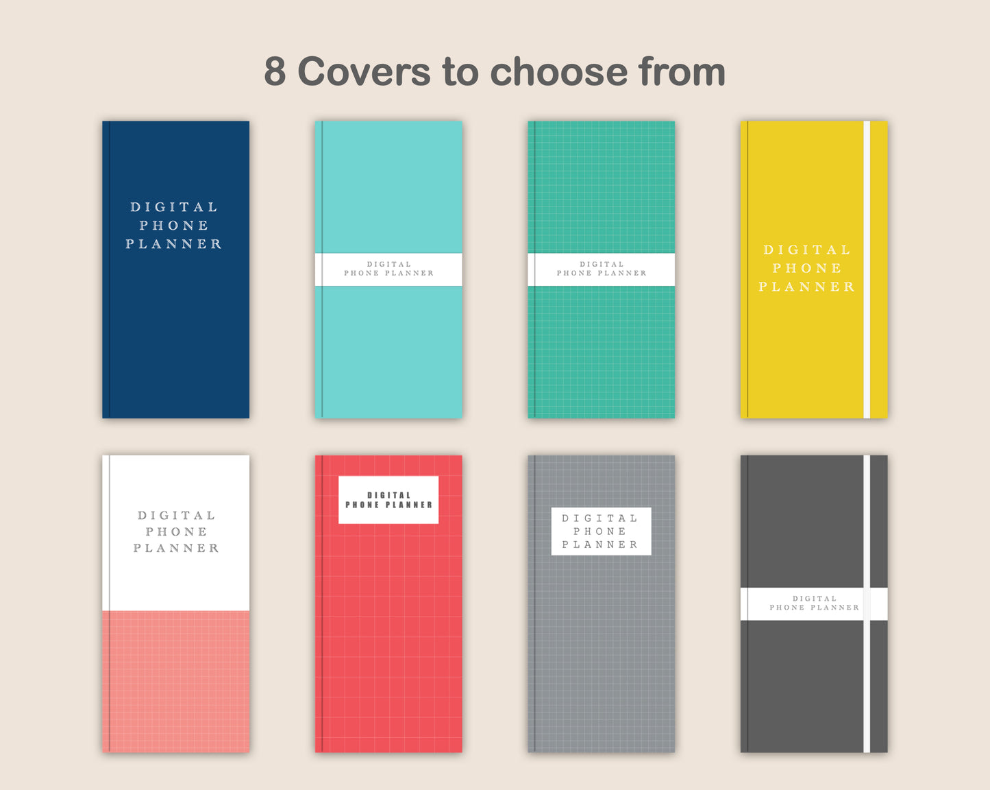 Digital Phone Planner - Colorful