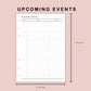 B6 Inserts - Upcoming Event