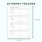 Personal Wide Inserts - Afterpay Tracker