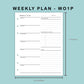 B6 Wide Inserts - Weekly Plan - WO1P - with Top Priority
