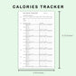 FC Compact Inserts - Calories Tracker