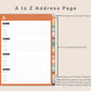 Digital Address Book - Boho