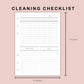 B6 Inserts - Cleaning Checklist