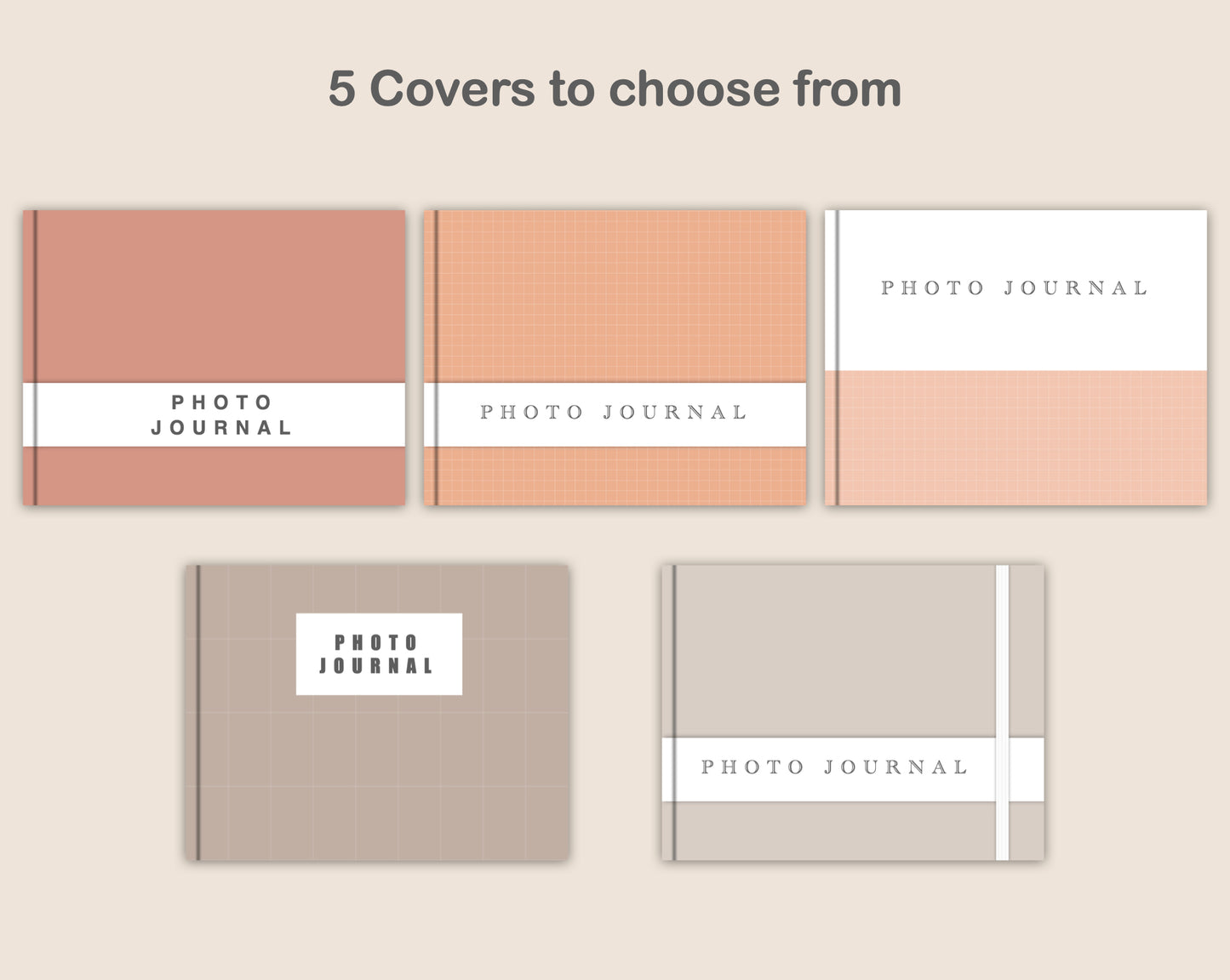 100 Digital Photo Album - Neutral
