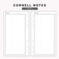 Personal Inserts - Cornell Notes
