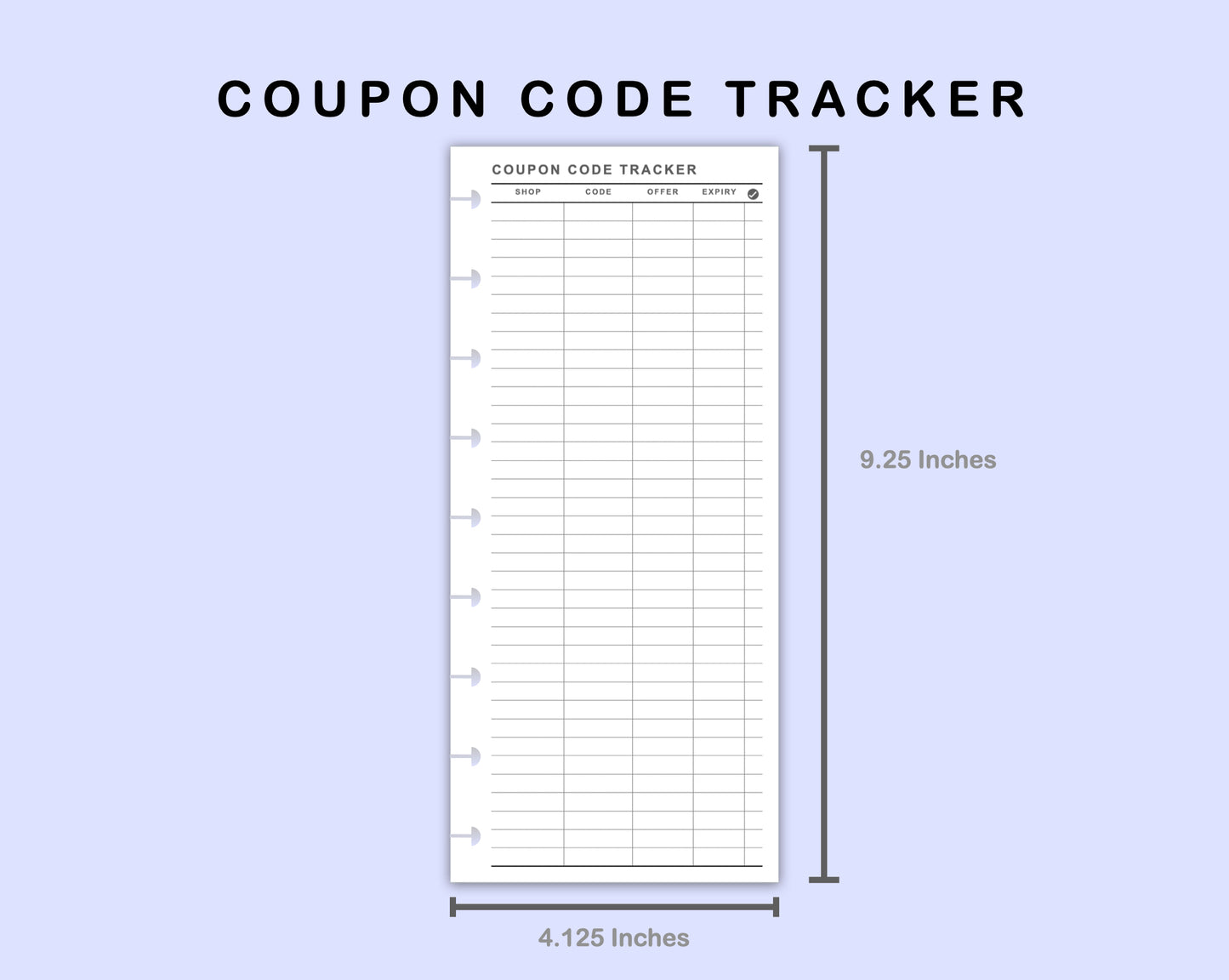 Skinny Classic HP Inserts - Coupon Code Tracker