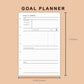 Mini Happy Planner Inserts - Goal Planner