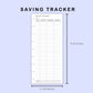 Skinny Classic HP Inserts - Saving Tracker