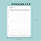 B6 Wide Inserts - Running Log