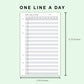 FC Compact Inserts - One Line A Day