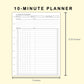 Classic HP Inserts - 10 Minute Tracker