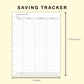 Classic HP Inserts - Saving Tracker