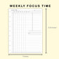 Classic HP Inserts - Weekly Focus Time