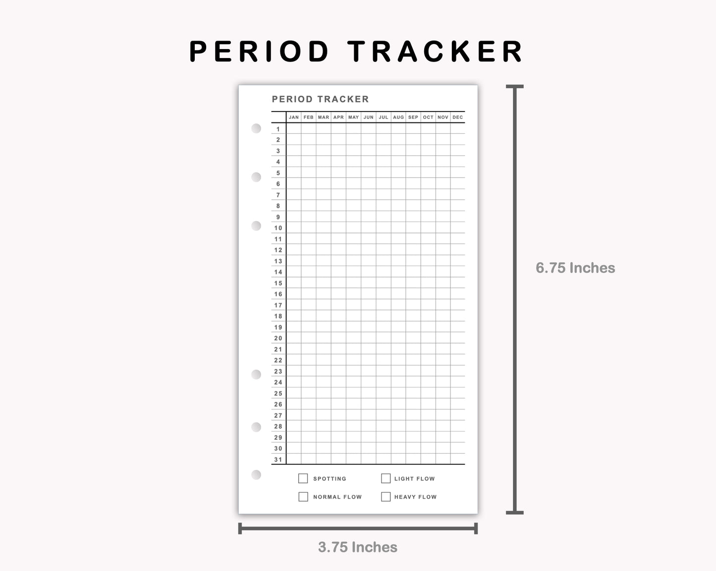 Personal Inserts - Period Tracker
