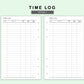 FC Compact Inserts - Time Log