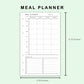 FC Compact Inserts - Meal Planner with Grocery List