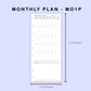 Skinny Classic HP Inserts - Monthly Plan - MO1P