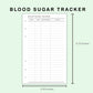 FC Compact Inserts - Blood Sugar Tracker