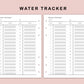 B6 Inserts - Water Tracker