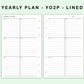 FC Compact Inserts - Yearly Plan - YO2P - Lined