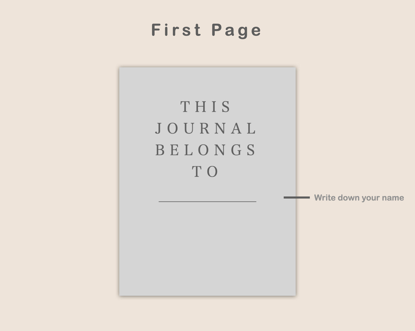 Digital 5 Year Journal - Boho