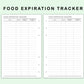 FC Compact Inserts - Food Expiration Tracker