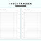 Personal Wide Inserts - Inbox Tracker