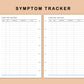 Mini Happy Planner Inserts - Symptom Tracker