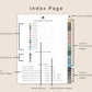 Digital Checkbook Register - Portrait - Muted