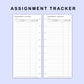 Skinny Classic HP Inserts - Assignment Tracker