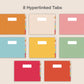 Digital Notebook 8 Tab - Landscape - Bright Summer