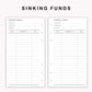 Personal Inserts - Sinking Funds