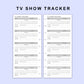 Skinny Classic HP Inserts - TV Show Tracker