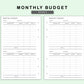 FC Compact Inserts - Monthly Budget