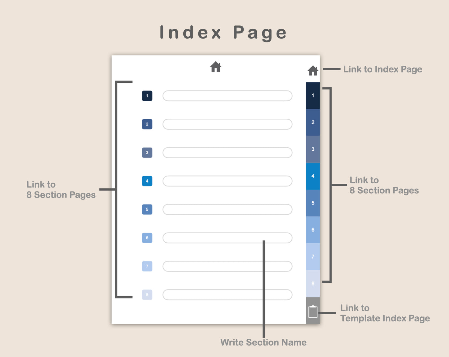 Digital Faith Planner - Classic Blue