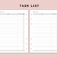 B6 Inserts - Task List