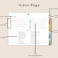 Digital Reading Planner - Landscape - Boho