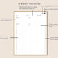 Digital 10 Minute Study Planner - Warm