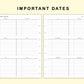 Classic HP Inserts - Important Dates
