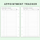 FC Compact Inserts - Appointment Tracker