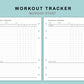 B6 Wide Inserts - Workout Tracker