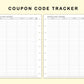 Classic HP Inserts - Coupon Code Tracker