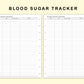 Classic HP Inserts - Blood Sugar Tracker
