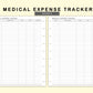 Classic HP Inserts - Medical Expense Tracker