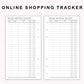 Personal Inserts - Online Shopping Tracker